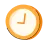 a cartoon clock