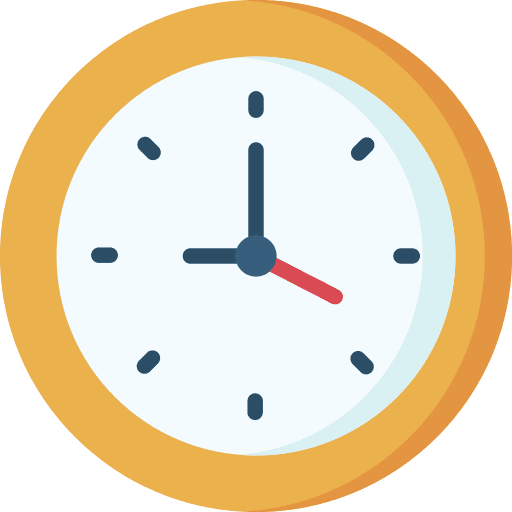 a clock icon