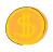 a cartoon coin