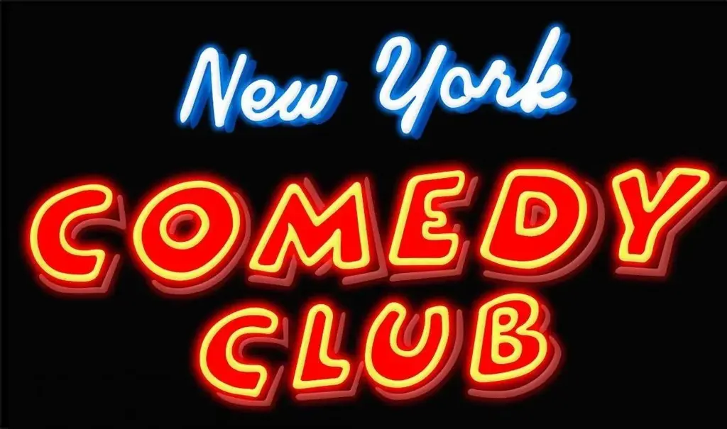 new york comedy club sign