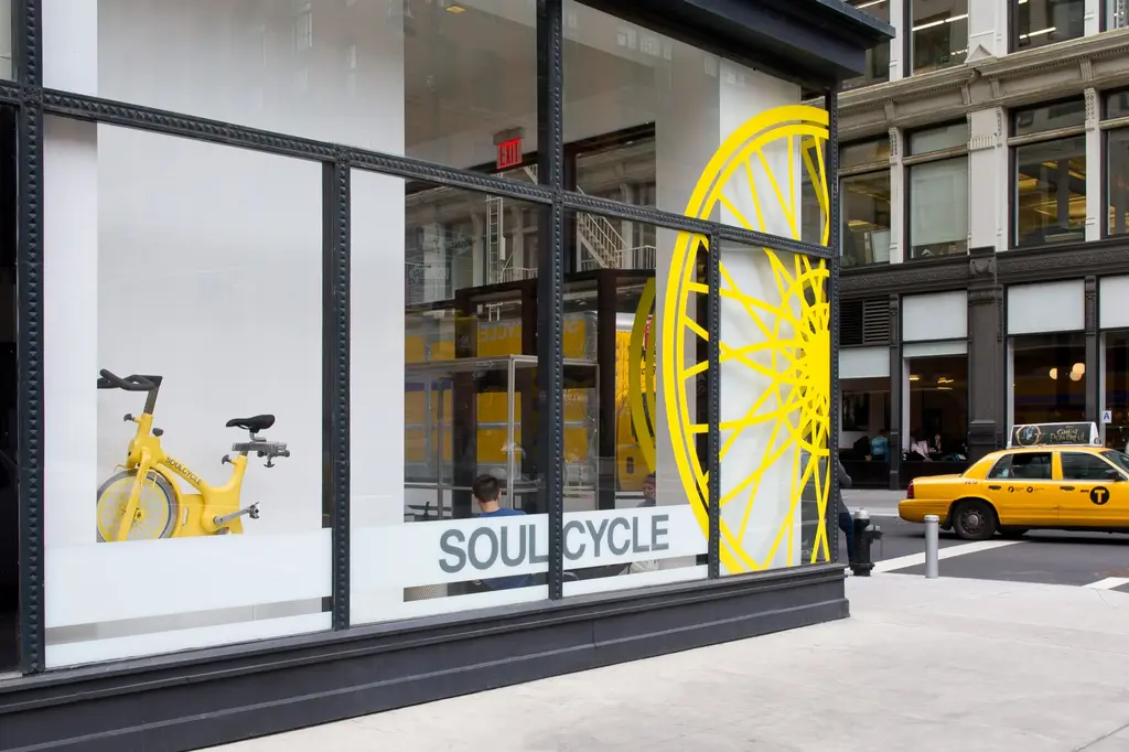 the outside of a soulcycle store